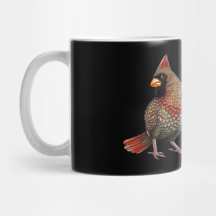 Red Cardinal birds male-female Mug